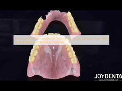 Tecnología avanzada de arreglo dental Dentadura acrílica con buena elasticidad y características diversas