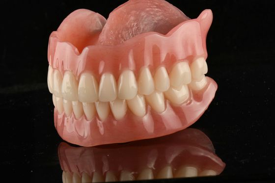 Dientes de acrílico transparente y extraíbles Dientes de acrílico artificial