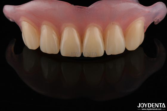 Dental de aspecto natural Dentadura completa Resistente al olor Ajustable para el ajuste adecuado