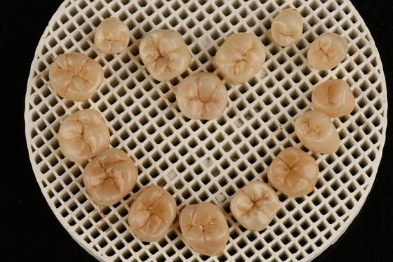 Solución de laboratorio dental de múltiples capas de Zurconia completa para la biocompatibilidad y el aspecto natural