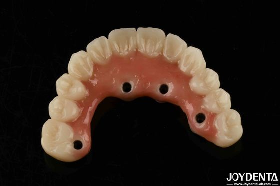 Seca rápida de barras de titanio dientes acrílicos acabado dientes acrílicos claros suministros dentales