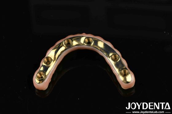 Puente híbrido de zirconia de barra de Ti hecho a medida para la comodidad y la durabilidad en las restauraciones dentales